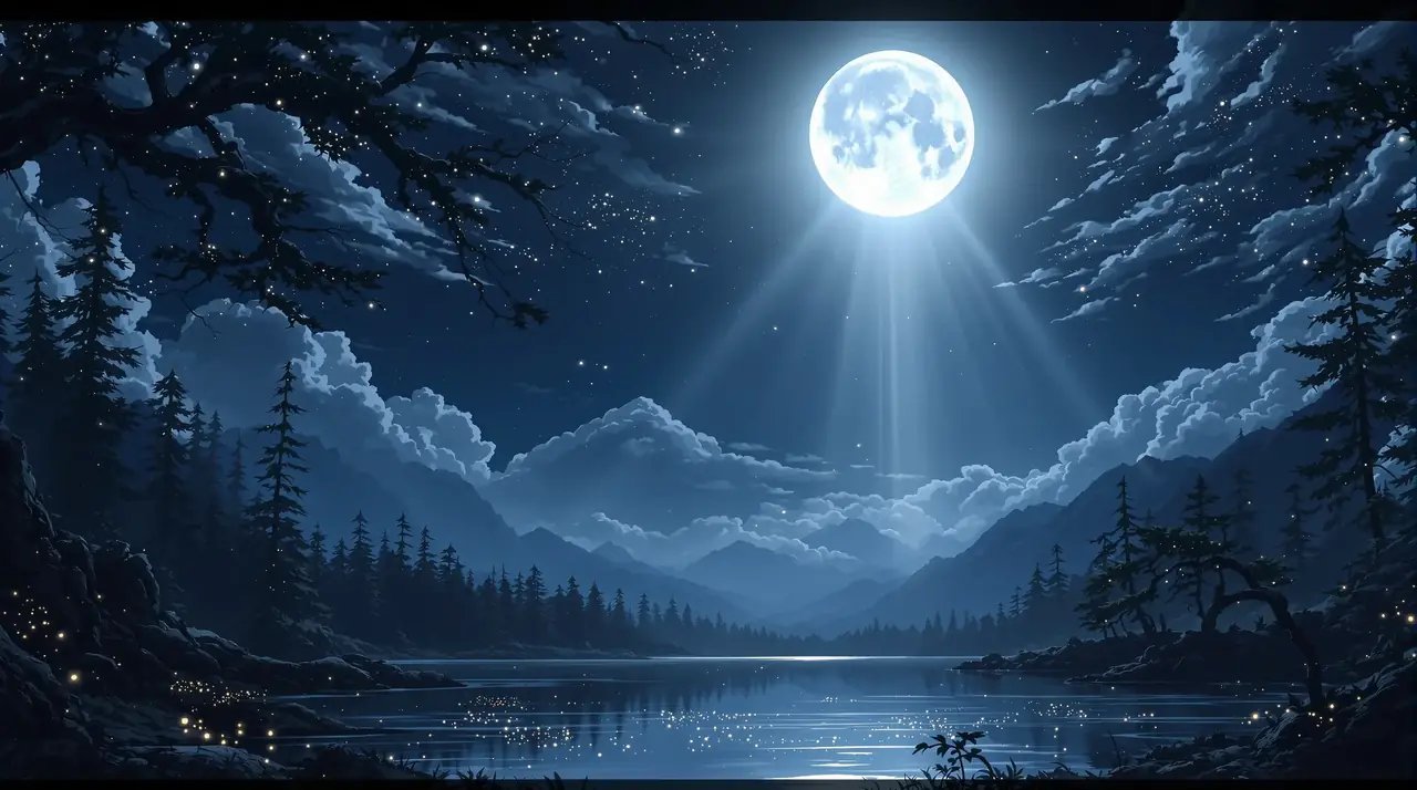橘子影院夏夜萤光氛围首屏背景